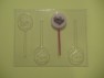 668 Elk on Round Chocolate or Hard Candy Lollipop Mold